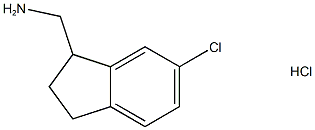  1-(6-chloro-2,3-dihydro-1H-inden-1-yl)methanamine hydrochloride