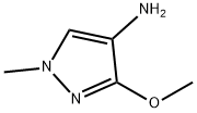 1H-Pyrazol-4-amine,3-methoxy-1-methyl-(9CI) 化学構造式