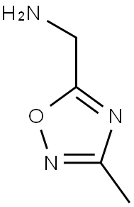 (3-methyl-1,2,4-oxadiazol-5-yl)methanamine,,结构式