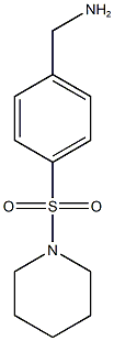 [4-(piperidine-1-sulfonyl)phenyl]methanamine,,结构式