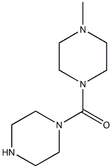 1-methyl-4-(piperazin-1-ylcarbonyl)piperazine Structure