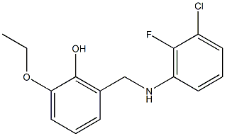 2-{[(3-chloro-2-fluorophenyl)amino]methyl}-6-ethoxyphenol|