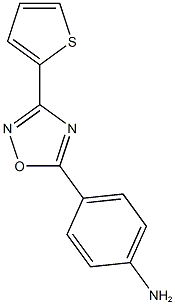4-[3-(thiophen-2-yl)-1,2,4-oxadiazol-5-yl]aniline|