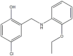  4-chloro-2-{[(2-ethoxyphenyl)amino]methyl}phenol