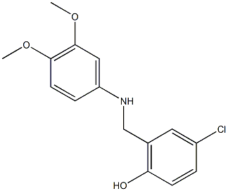 4-chloro-2-{[(3,4-dimethoxyphenyl)amino]methyl}phenol