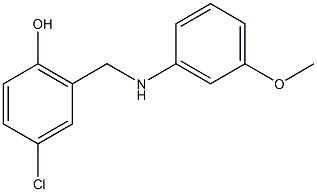 4-chloro-2-{[(3-methoxyphenyl)amino]methyl}phenol