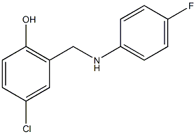 4-chloro-2-{[(4-fluorophenyl)amino]methyl}phenol