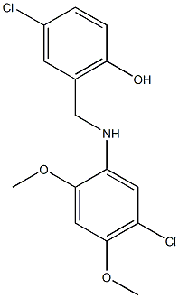 4-chloro-2-{[(5-chloro-2,4-dimethoxyphenyl)amino]methyl}phenol