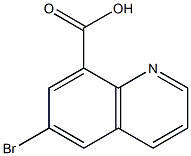 6-bromoquinoline-8-carboxylic acid,,结构式