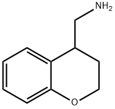 (3,4-二氢-2H-1-苯并吡喃-4-基)甲胺,92661-91-1,结构式