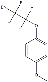 1-(2-bromo-1,1,2,2-tetrafluoroethoxy)-4-methoxybenzene Structure