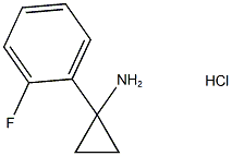 1-(2-fluorophenyl)cyclopropanamine. hcl Struktur