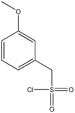 (3-methoxyphenyl)methanesulfonyl chloride 结构式