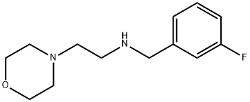 [(3-fluorophenyl)methyl][2-(morpholin-4-yl)ethyl]amine,1019491-48-5,结构式