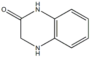 1,2,3,4-tetrahydroquinoxalin-2-one 化学構造式