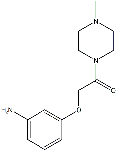 2-(3-aminophenoxy)-1-(4-methylpiperazin-1-yl)ethan-1-one Structure