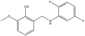 2-{[(2,5-difluorophenyl)amino]methyl}-6-methoxyphenol Structure