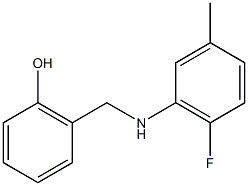 2-{[(2-fluoro-5-methylphenyl)amino]methyl}phenol Structure