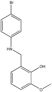 2-{[(4-bromophenyl)amino]methyl}-6-methoxyphenol Structure