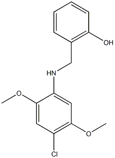  2-{[(4-chloro-2,5-dimethoxyphenyl)amino]methyl}phenol