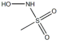 N-(Methanesulfonyl)hydroxylamine Struktur