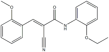 (2E)-2-cyano-N-(2-ethoxyphenyl)-3-(2-methoxyphenyl)acrylamide