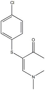 (3E)-3-[(4-chlorophenyl)sulfanyl]-4-(dimethylamino)but-3-en-2-one