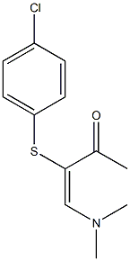 (3E)-3-[(4-chlorophenyl)sulfanyl]-4-(dimethylamino)but-3-en-2-one