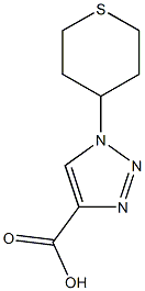 1-(Tetrahydro-thiopyran-4-yl)-
1H-[1,2,3]triazole-4-carboxylic acid Structure