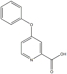 4-phenoxypyridine-2-carboxylic acid 结构式