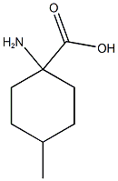 1-amino-4-methylcyclohexanecarboxylic acid,,结构式
