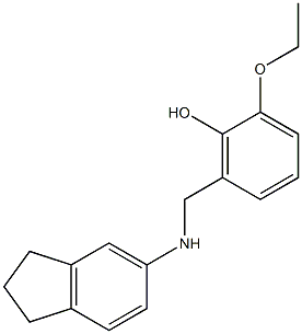 2-[(2,3-dihydro-1H-inden-5-ylamino)methyl]-6-ethoxyphenol