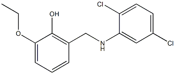 2-{[(2,5-dichlorophenyl)amino]methyl}-6-ethoxyphenol Structure