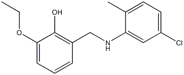 2-{[(5-chloro-2-methylphenyl)amino]methyl}-6-ethoxyphenol Structure