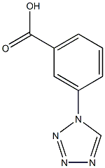 3-(1H-1,2,3,4-tetrazol-1-yl)benzoic acid Struktur