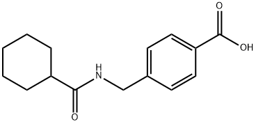 4-[(cyclohexylformamido)methyl]benzoic acid 结构式