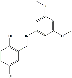 4-chloro-2-{[(3,5-dimethoxyphenyl)amino]methyl}phenol