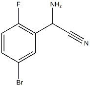 amino(5-bromo-2-fluorophenyl)acetonitrile