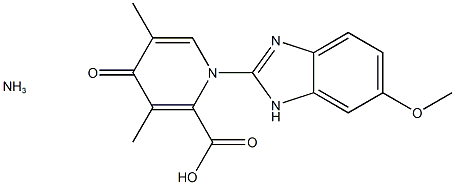  1-(6-methoxy-1h-benzo[d]imidazol-2-yl)-3,5-dimethyl-4-oxo-1,4-dihydropyridine-2-carboxylic acid ammonium salt