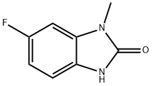 2H-Benzimidazol-2-one,6-fluoro-1,3-dihydro-1-methyl-(9CI) 结构式