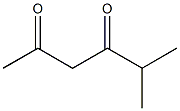 5-methylhexane-2,4-dione,,结构式