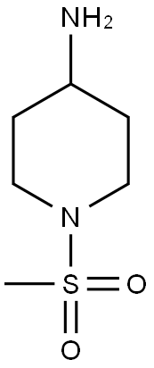 1-methanesulfonylpiperidin-4-amine Structure