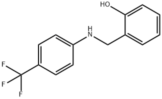 2-({[4-(trifluoromethyl)phenyl]amino}methyl)phenol Structure