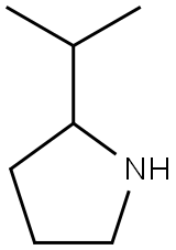 2-(propan-2-yl)pyrrolidine,,结构式