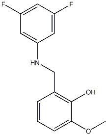 2-{[(3,5-difluorophenyl)amino]methyl}-6-methoxyphenol