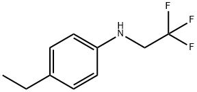 4-ethyl-N-(2,2,2-trifluoroethyl)aniline Structure