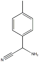 amino(4-methylphenyl)acetonitrile Structure