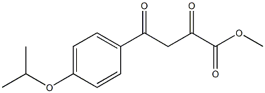 methyl 2,4-dioxo-4-[4-(propan-2-yloxy)phenyl]butanoate Struktur