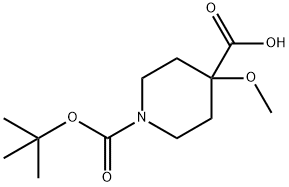 1-Boc-4-Methoxy-4-Carbocylic acid|1-[(叔-丁氧基)羰基]-4-甲氧基哌啶-4-羧酸