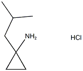 (1-isobutylcyclopropyl)amine hcl 化学構造式